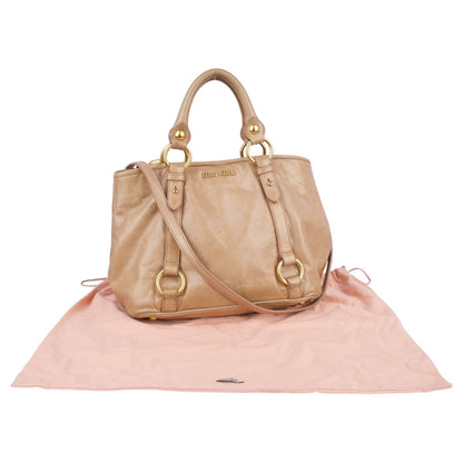 Miu Miu Classic Leather City Bag