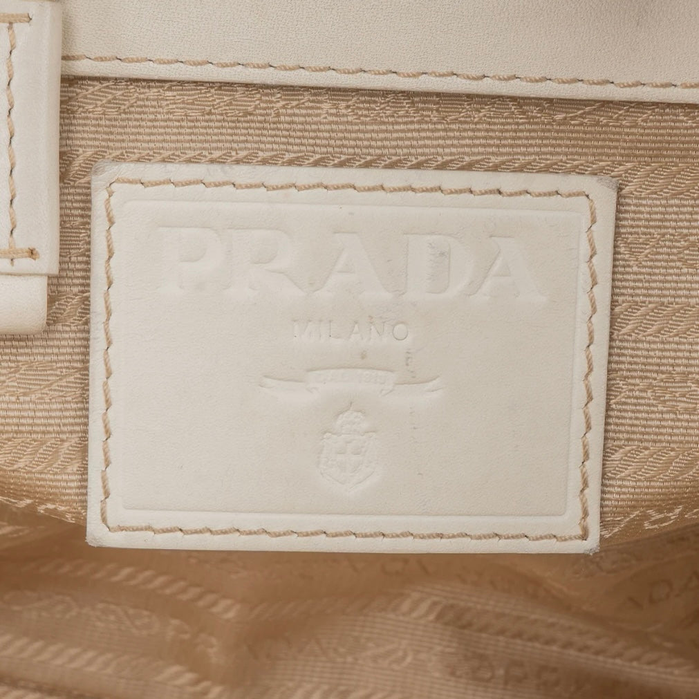 Prada Jacquard Monogram Handbag