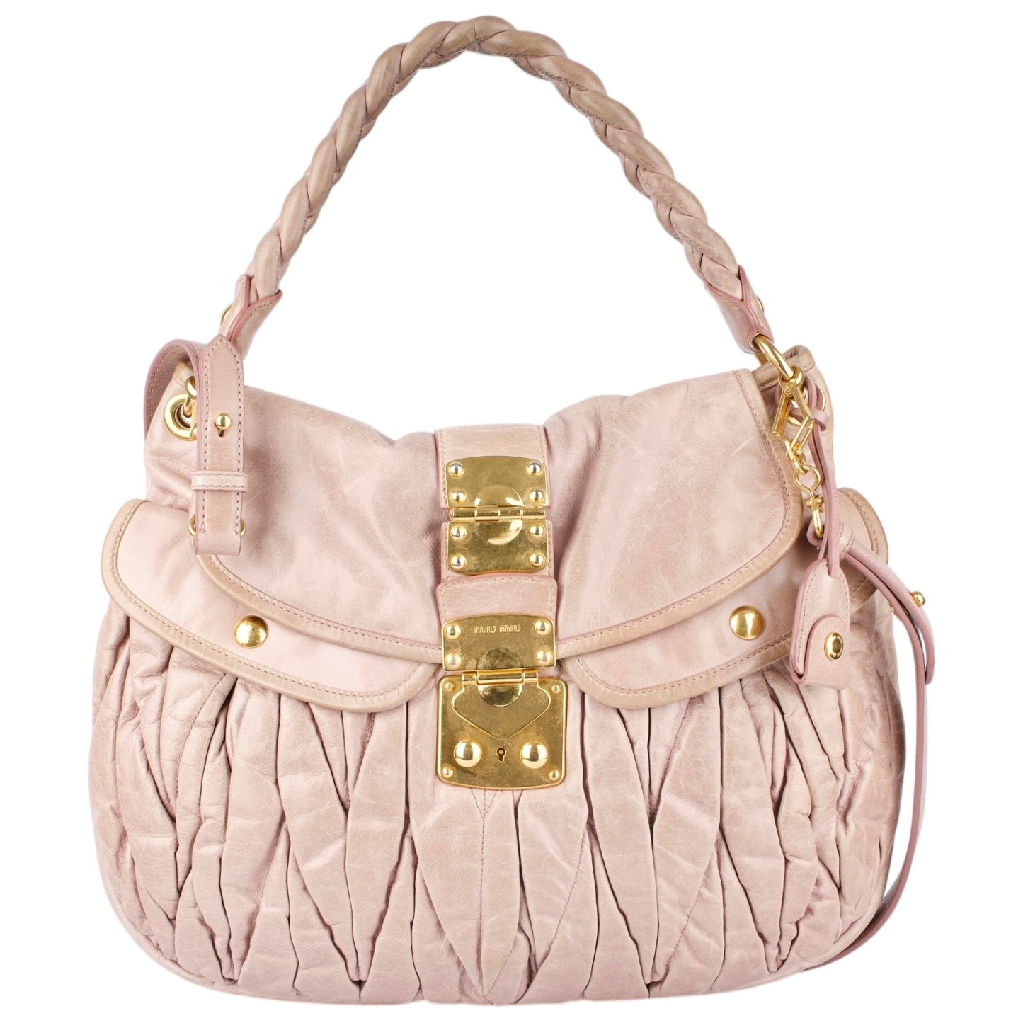Miu Miu Matalassé Leather Handbag