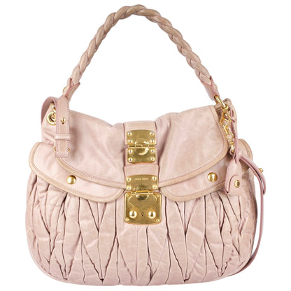 Miu Miu Matalassé Leather Handbag