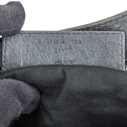 Balenciaga Dark Grey Arena Leather Classic City Handbag