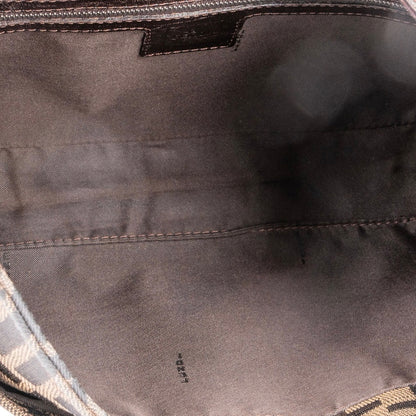 Fendi FF Monogram Baguette Shoulder Bag