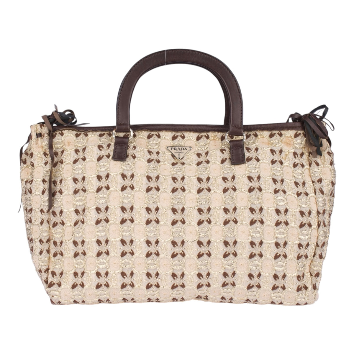 Prada Bow Cloquet Handbag