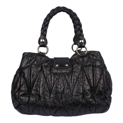 Miu Miu Quilted Leather Handbag
