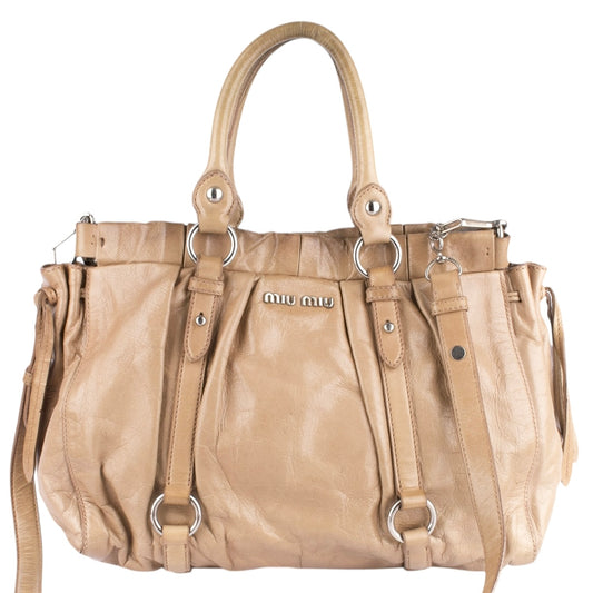 Miu Miu Classic Leather Handbag