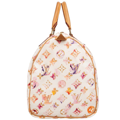 Louis Vuitton Limited Monogram Richard Prince Watercolor Speedy 35 Handbag