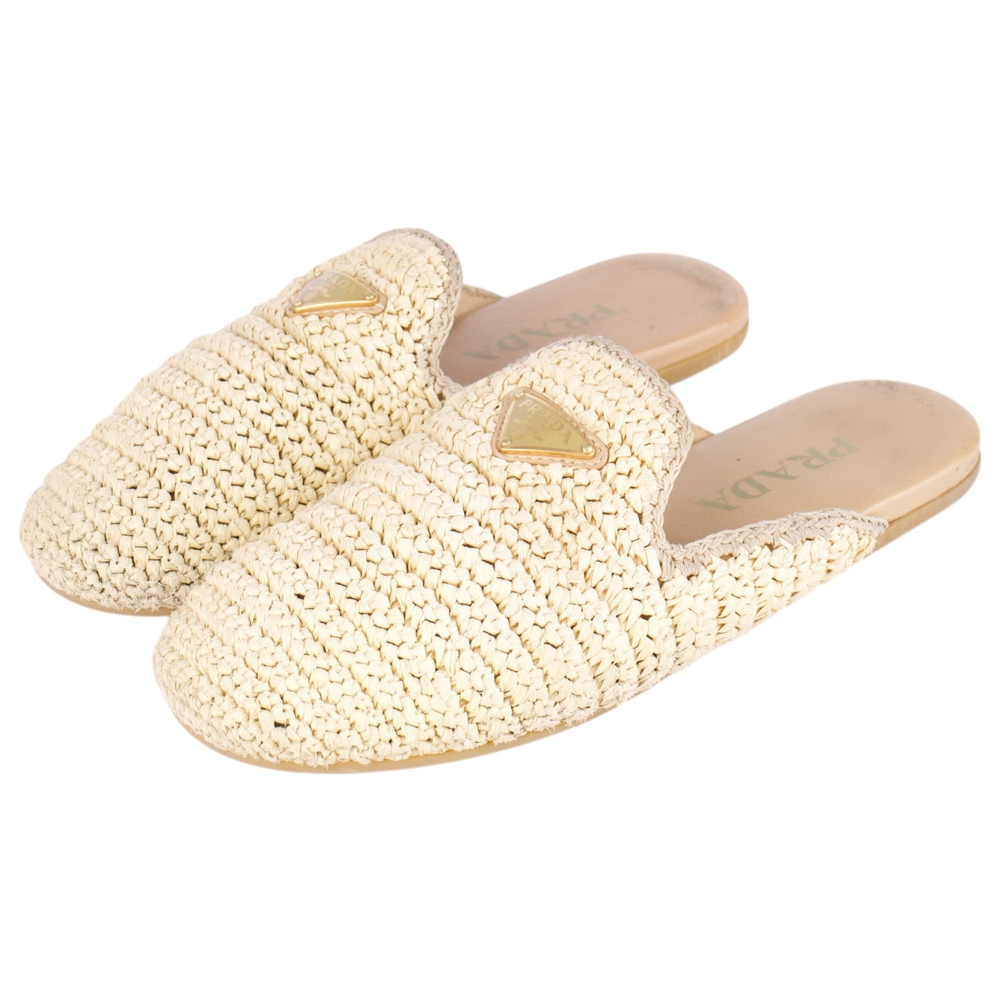 Prada Crocheted Mules