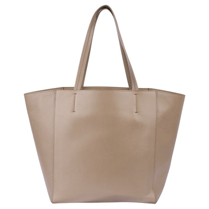 Celine Leather Cabas Shopper Bag