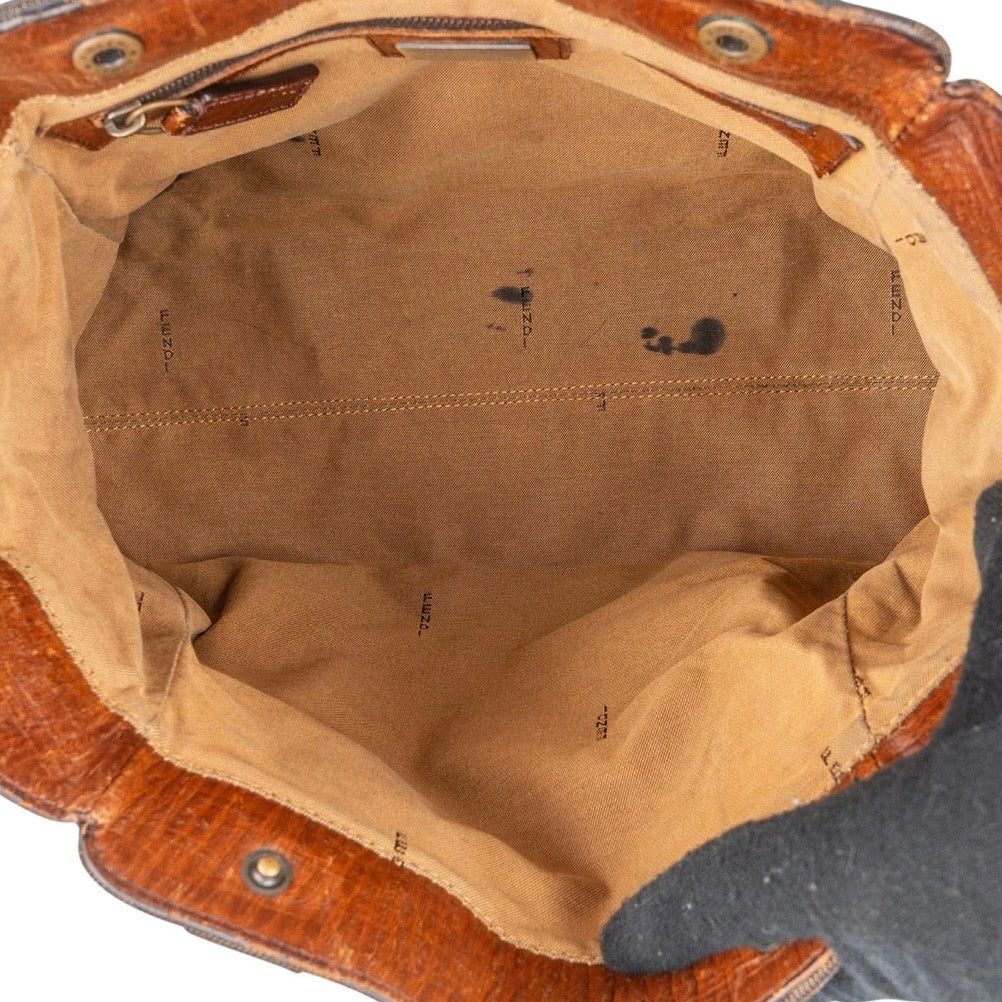 Fendi Monogram FF Zucca Canvas Villa Borghese Star Handbag