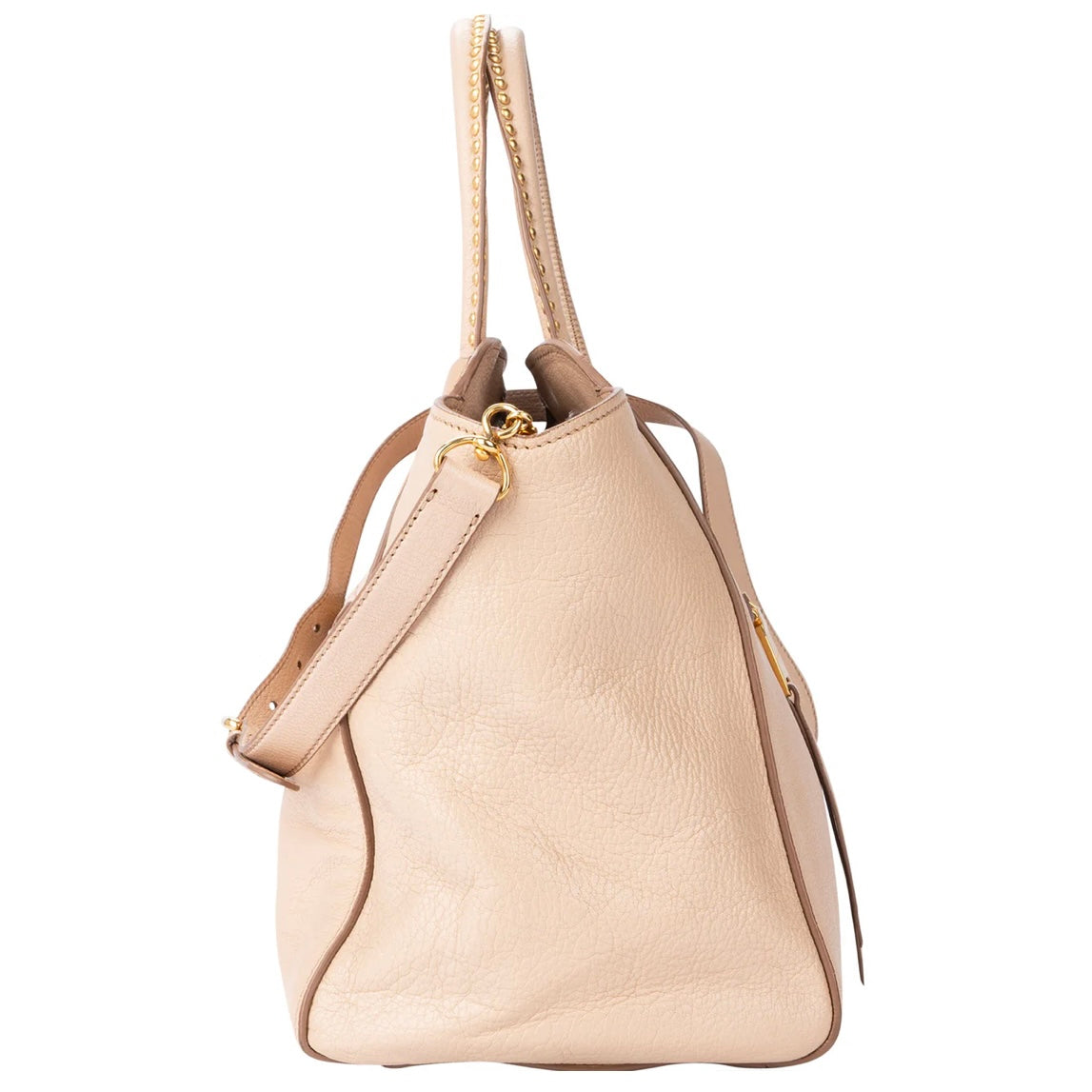 Miu Miu Leather Pocket Handbag