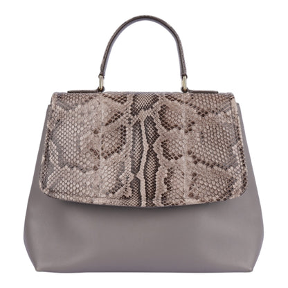 Dolce & Gabbana Phyton Leather Top Handle Bag