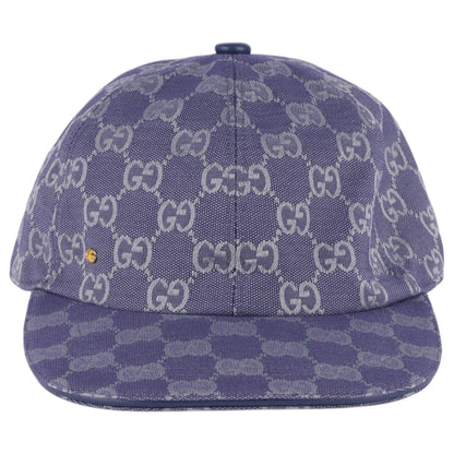 Gucci Blue GG Canvas Monogram Cap