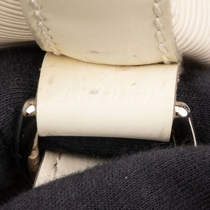 Louis Vuitton Blanco Epi Leather NM Noé Small Shoulder Bag