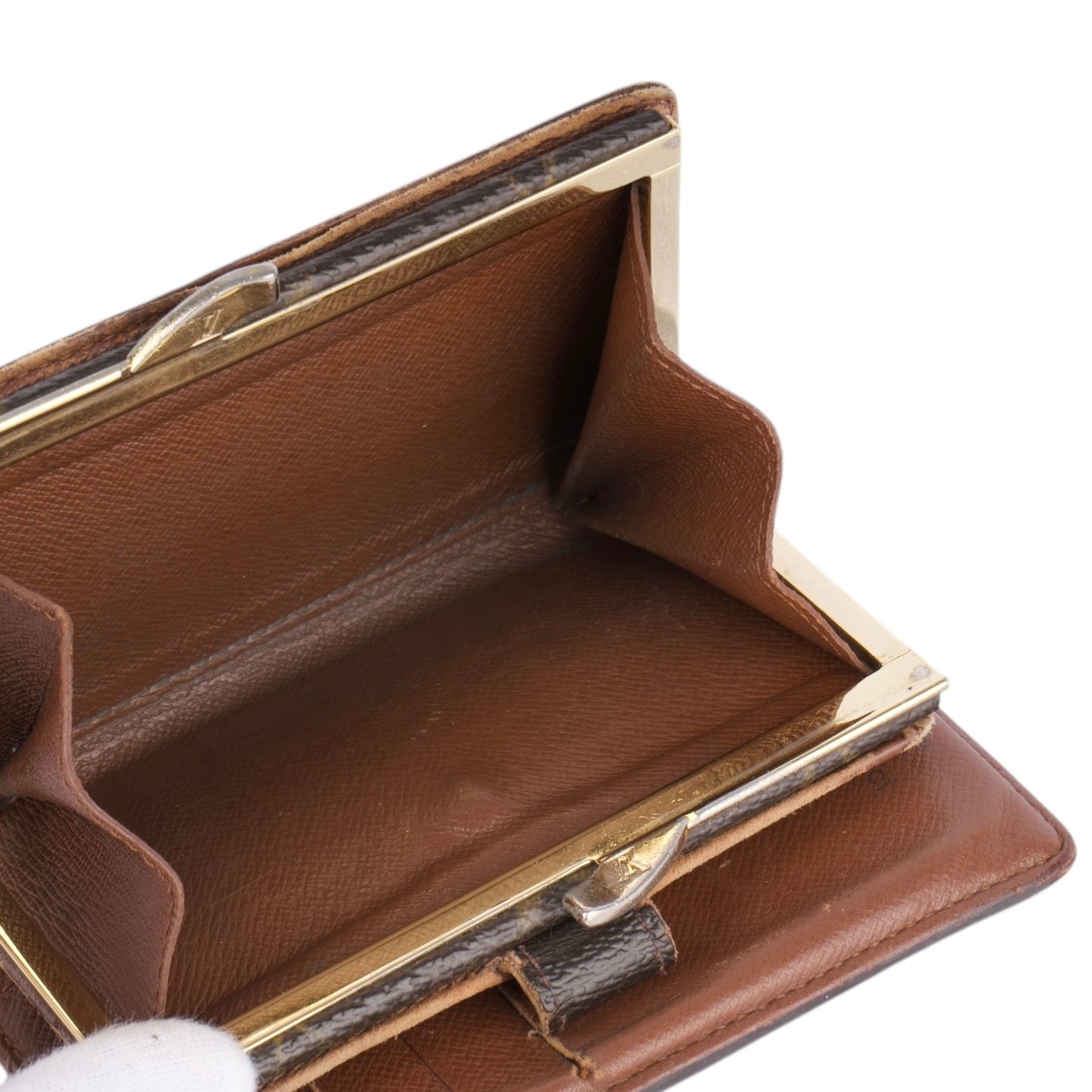 Louis Vuitton Canvas Monogram Clip Wallet