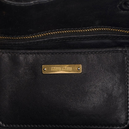 Miu Miu Quilted Leather Bucket Bag