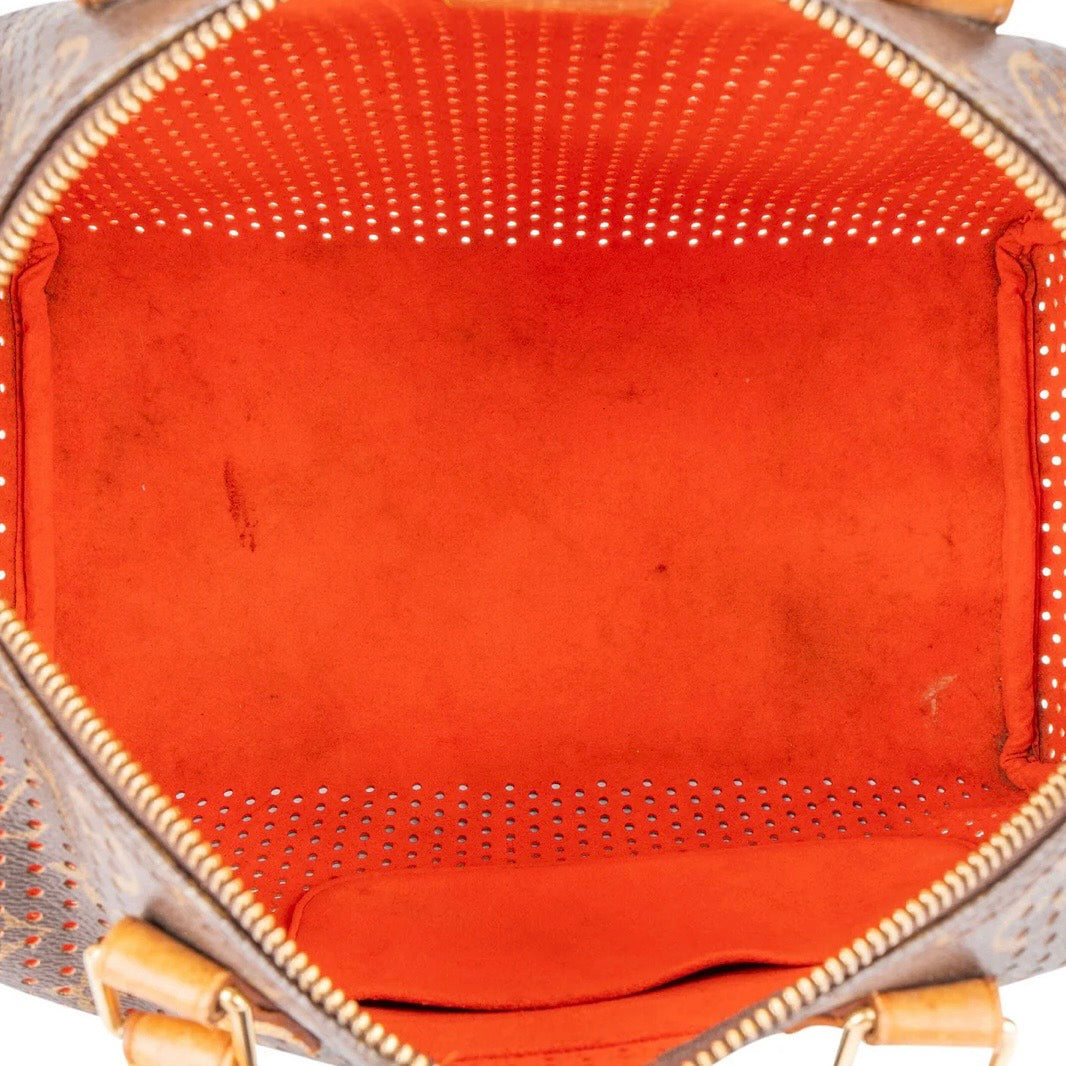 Louis Vuitton Limited Perforated Monogram Speedy 30 Handbag