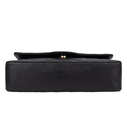 Chanel Quilted Lambskin Single Flap Shoulder Bag