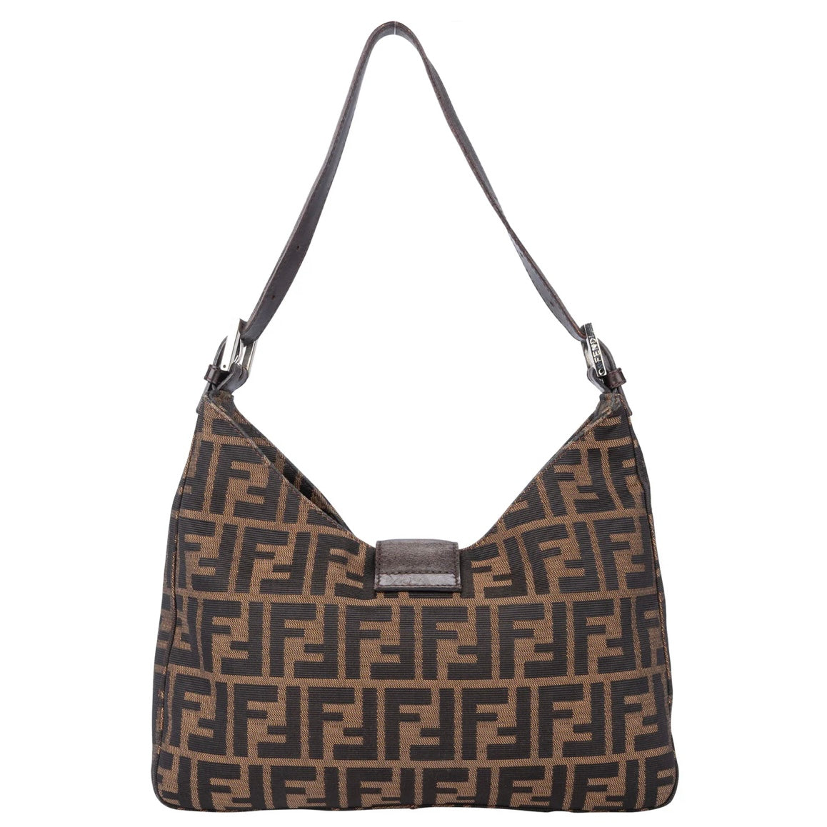 Fendi FF Monogram Baguette Shoulder Bag
