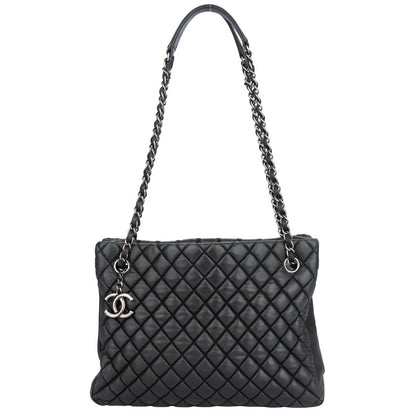 Chanel Quilted Lambskin Petit Shopper Shoulder Bag