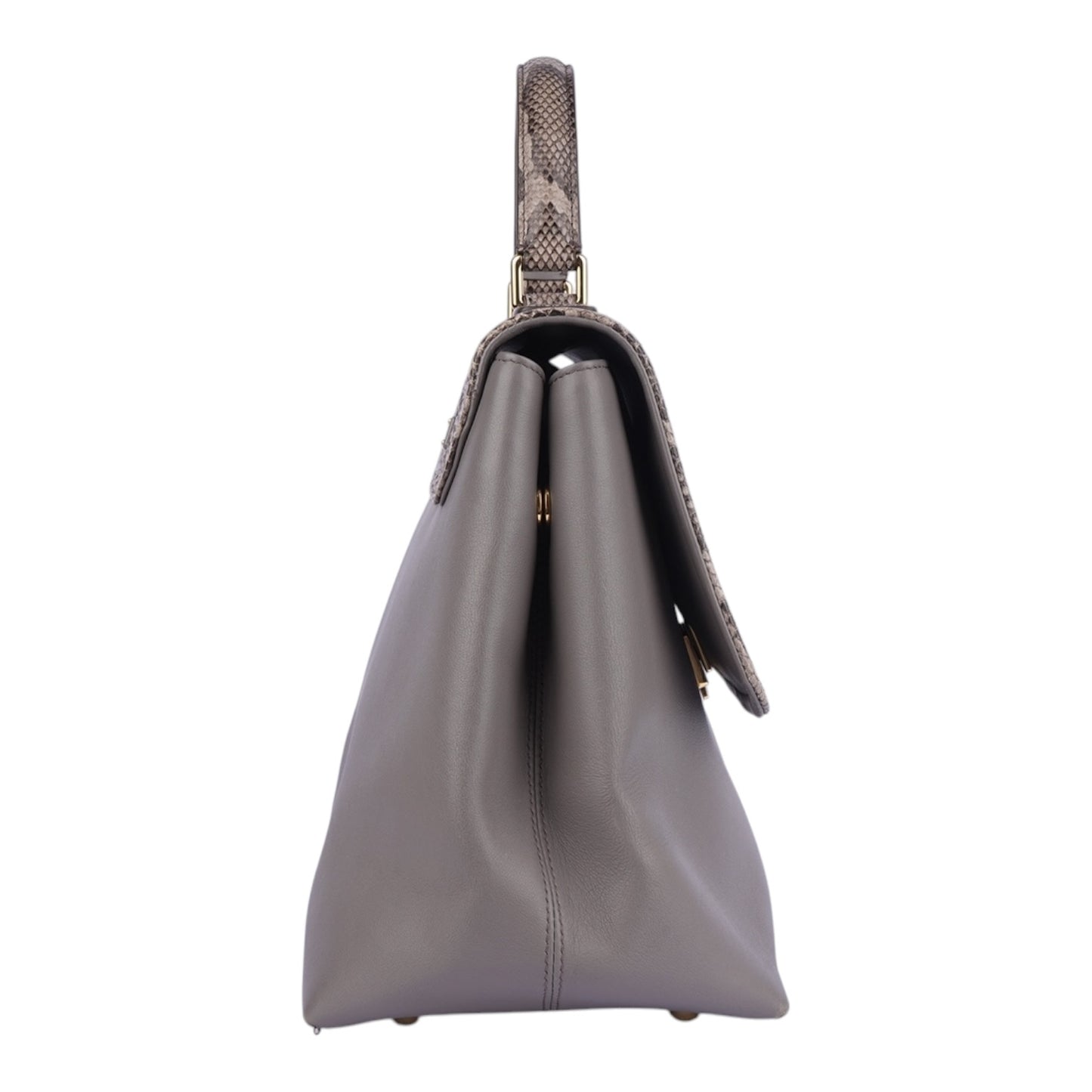 Dolce & Gabbana Phyton Leather Top Handle Bag