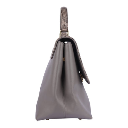 Dolce & Gabbana Phyton Leather Top Handle Bag