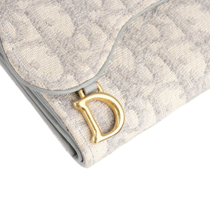 Christian Dior Saddle Lotus Wallet