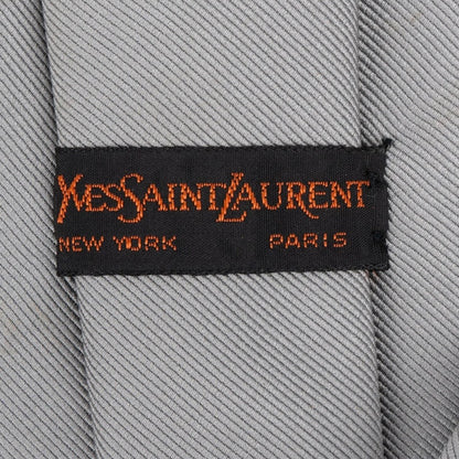 Yves Saint Laurent YSL Monogram Silk Tie