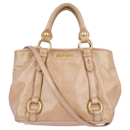 Miu Miu Classic Leather City Bag