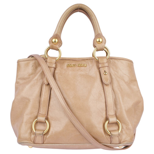 Miu Miu Classic Leather City Bag