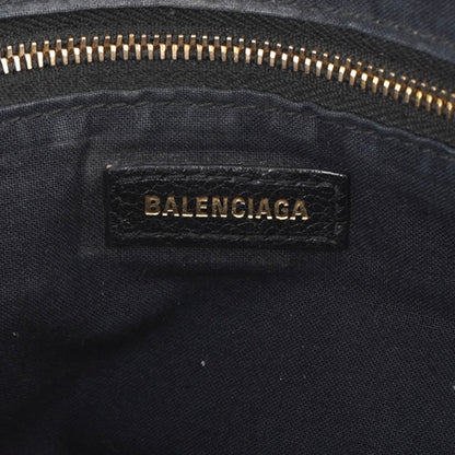 Balenciaga Black Leather New Collection City Handbag