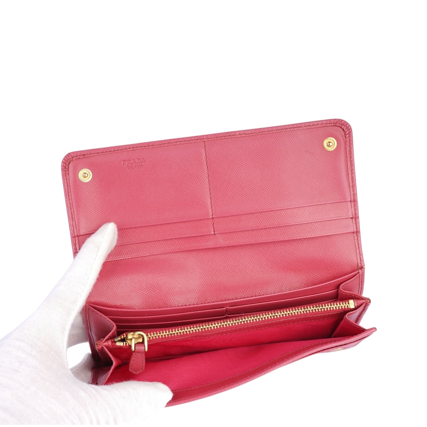 Prada Pink Long Wallet