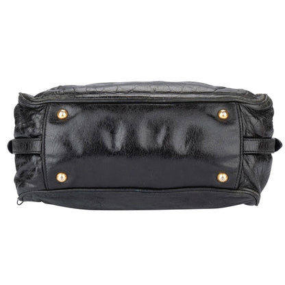 Miu Miu Nero Leather
Padlock Handbag