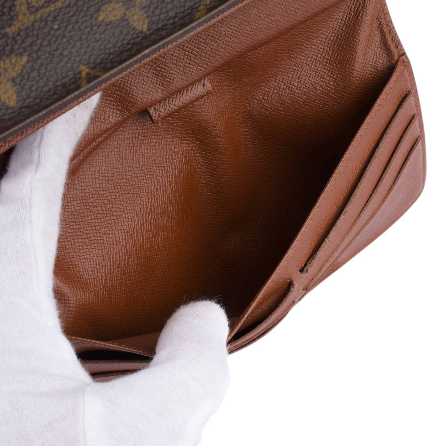 Louis Vuitton Canvas Monogram Sarah Wallet