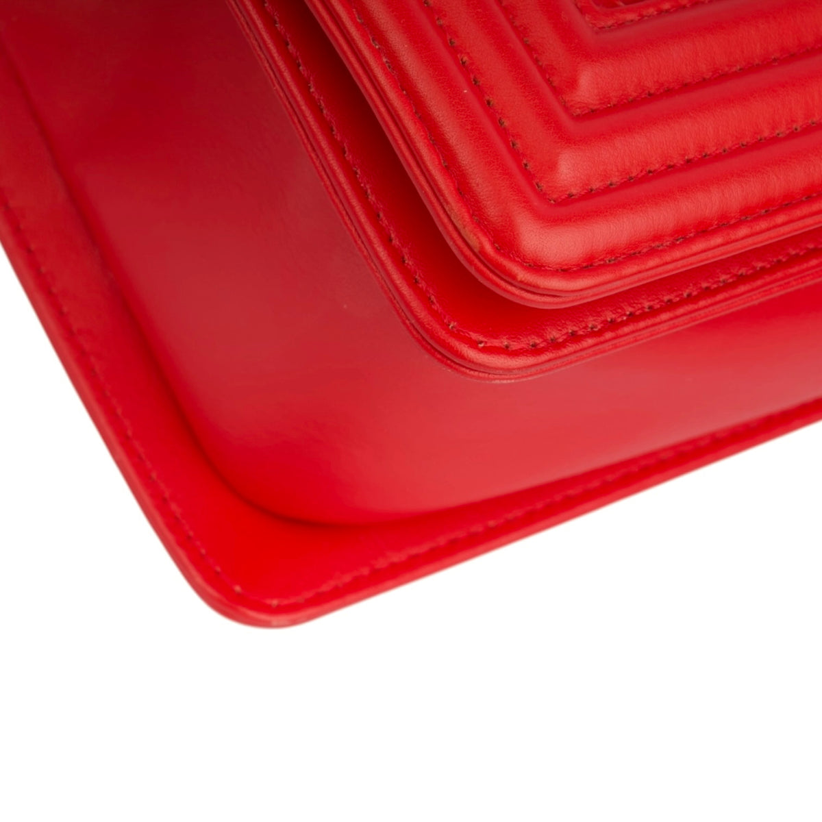 Chanel Boy Red Phyton Leather Limited Edition Bag