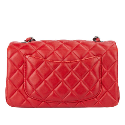 Chanel Quilted Lambskin Antique Single Flap Crossbody Bag