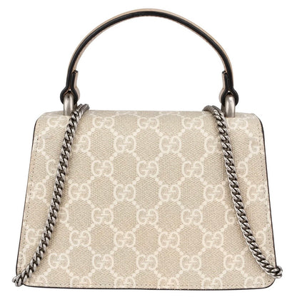 Gucci Monogram GG Supreme Dionysus Super Mini Top Handle Kelly Handbag