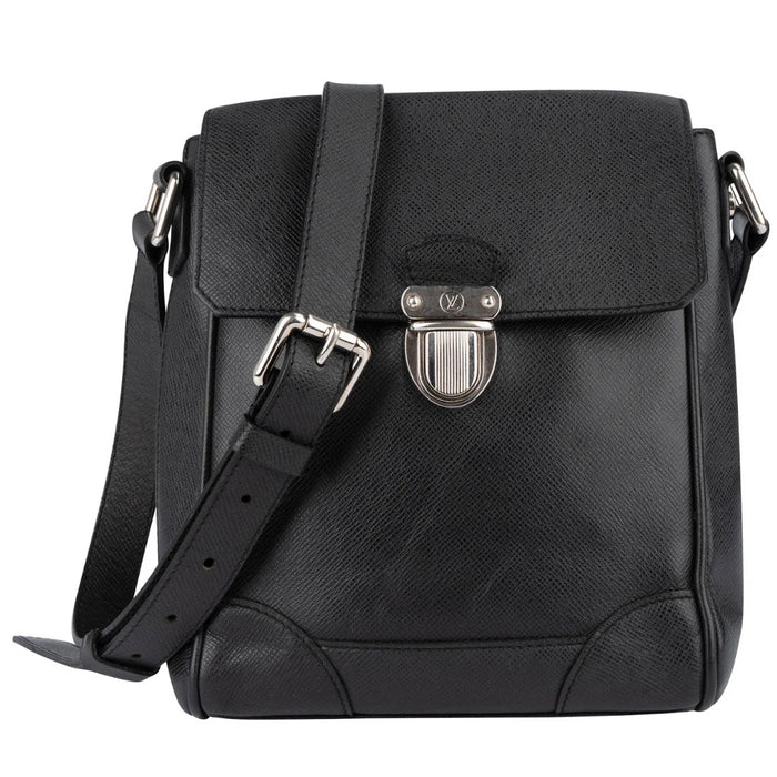 Louis Vuitton Noir Taiga Leather Luka Crossbody Bag