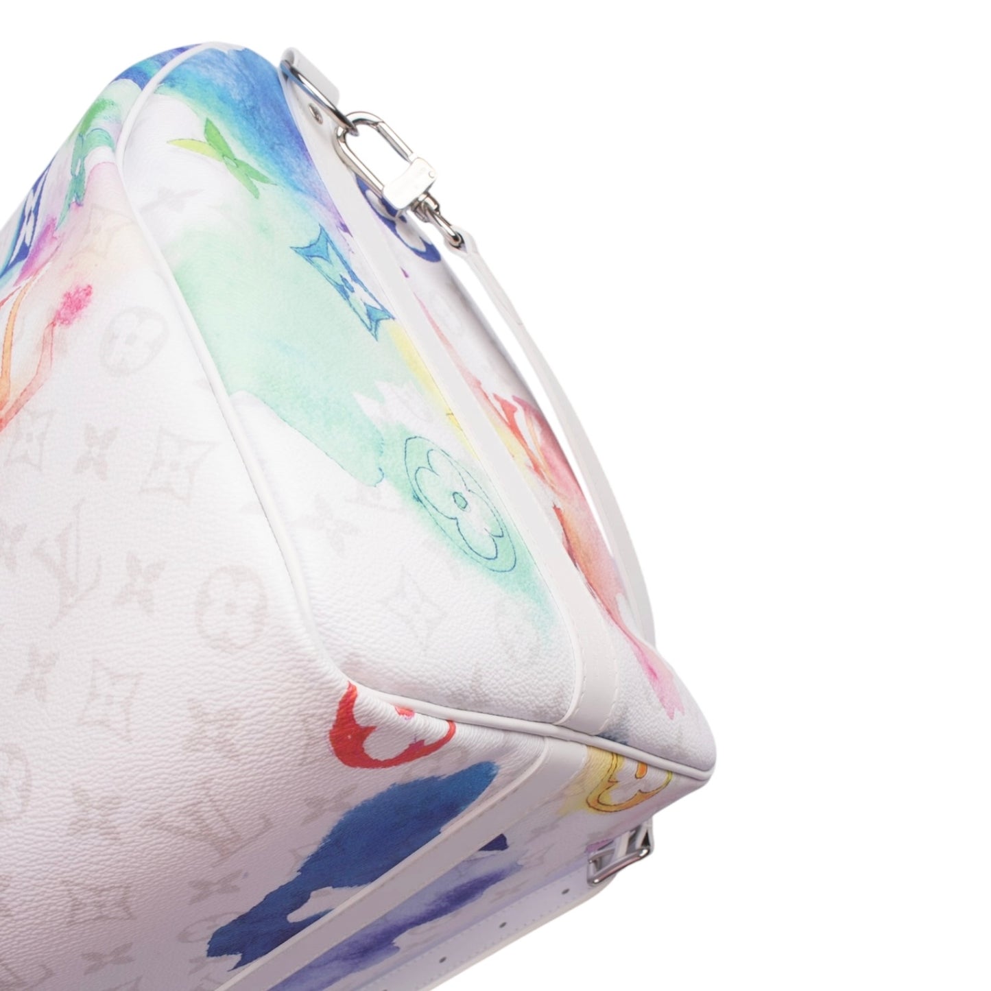 Louis Vuitton Canvas Monogram Limited Watercolor Keepall 50 Bandouliere