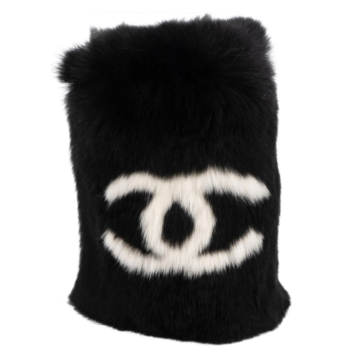 Chanel Fur CC Muffler Arm Warmer Armstulpe