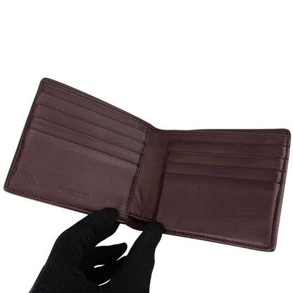 Bottega Veneta Intrecciato Leather Bifold Card Holder Wallet