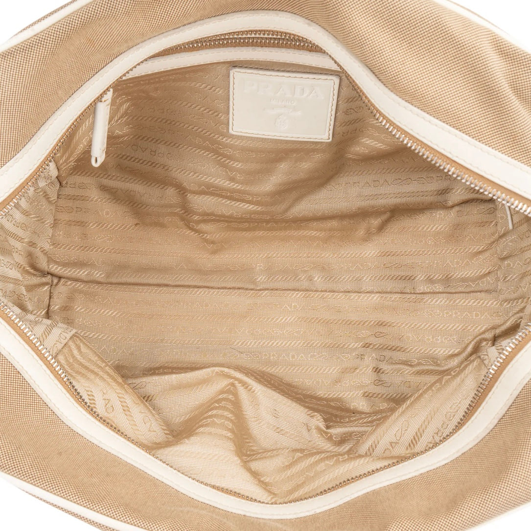 Prada Jacquard Monogram Handbag