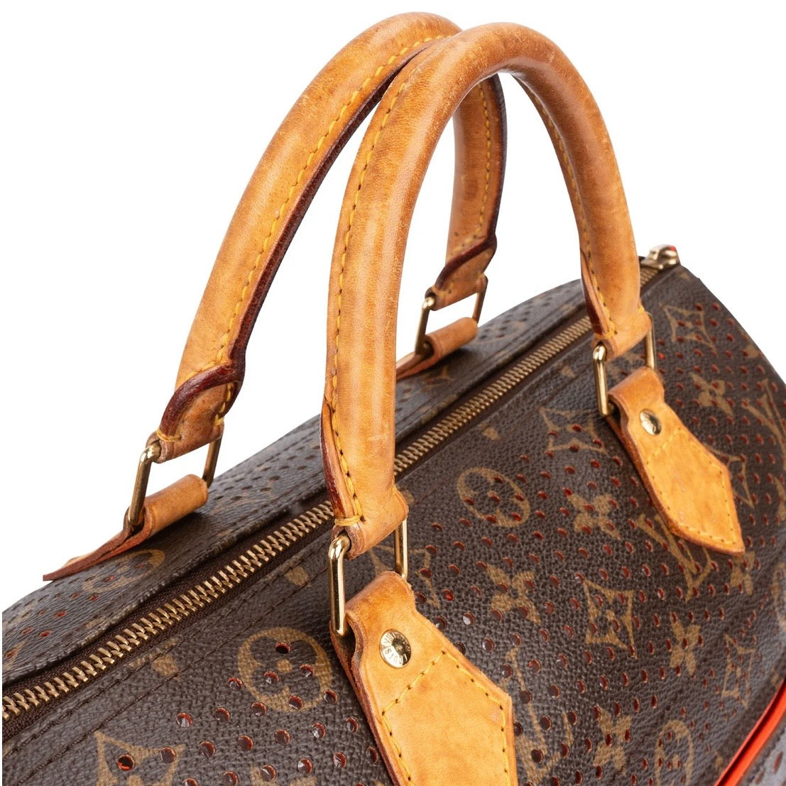 Louis Vuitton Limited Perforated Monogram Speedy 30 Handbag