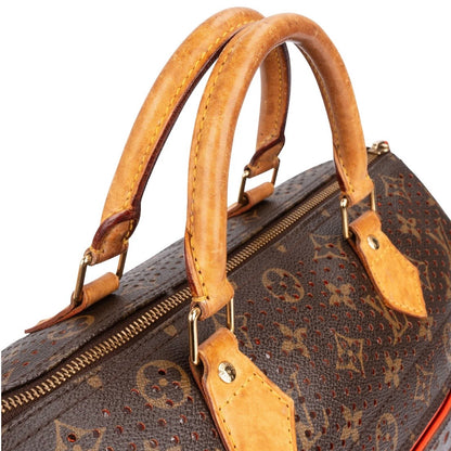 Louis Vuitton Limited Perforated Monogram Speedy 30 Handbag