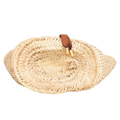 Chloé Marcie Basket Raffia Shoulder Bag