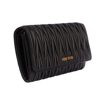 Miu Miu Quilted Leather Wallet
