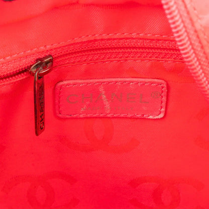 Chanel Quilted Bicolor Lambskin Cambon Handbag