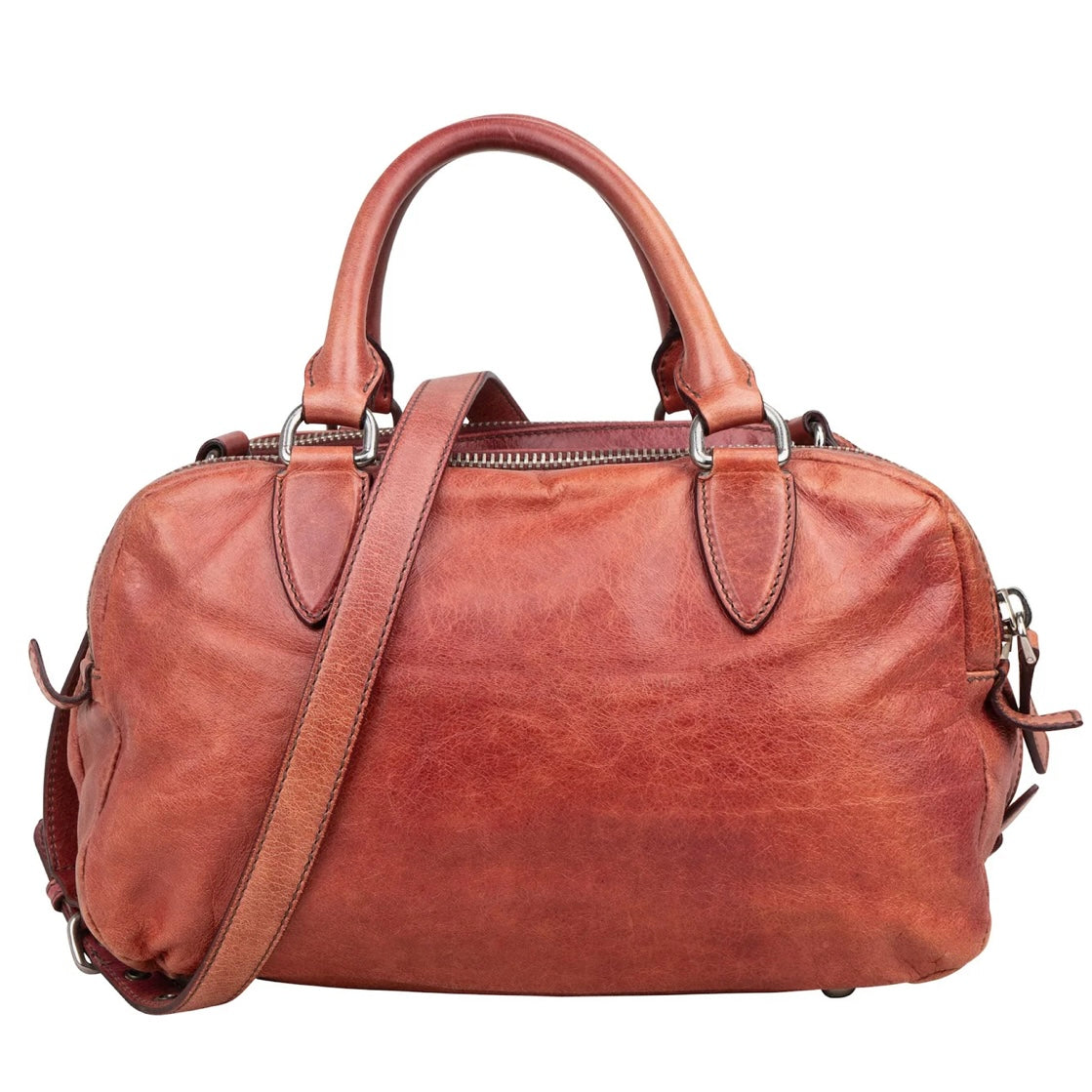 Miu Miu Vitello Lux Bauletto Handbag