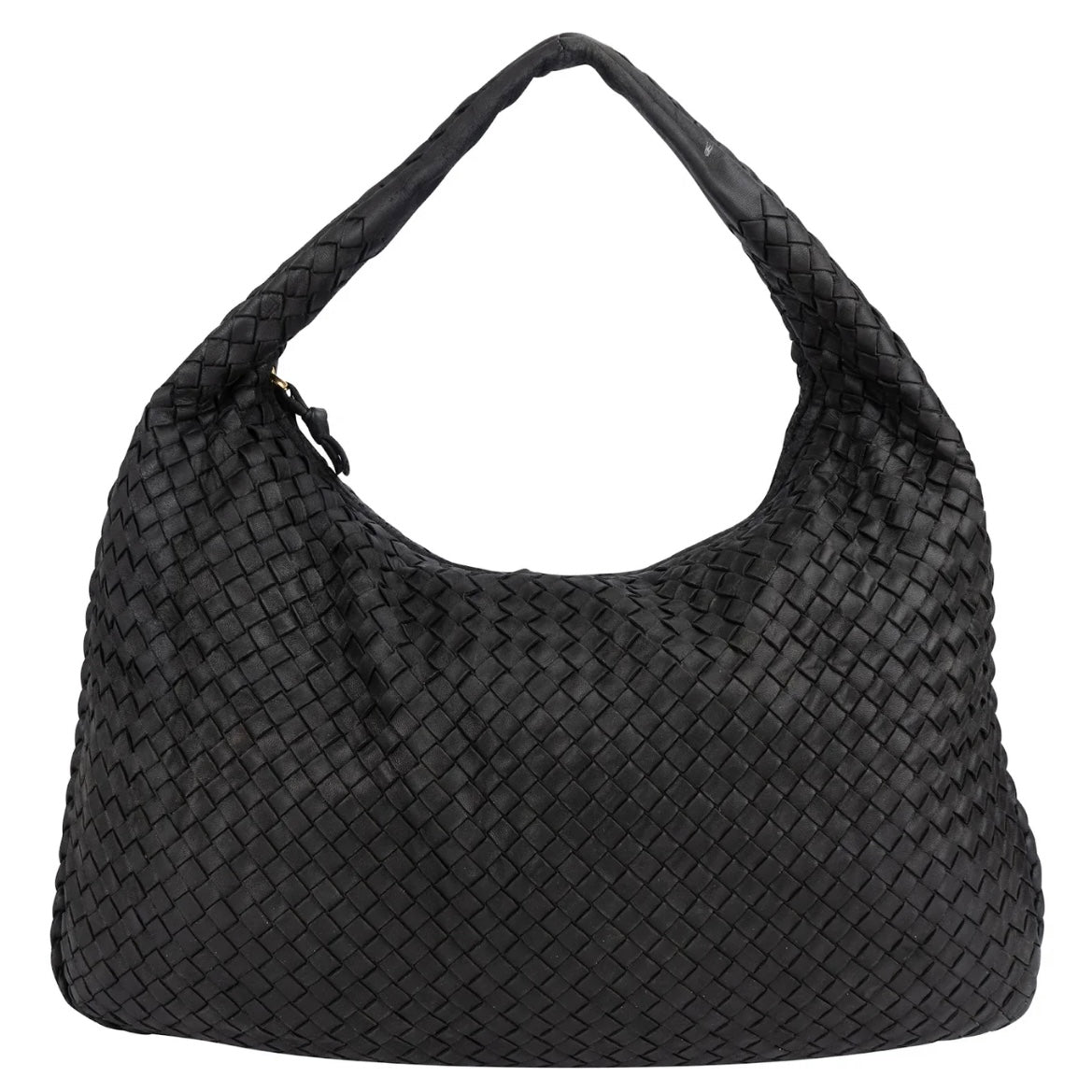 Bottega Veneta Intrecciato Leather Belly Hobo Shoulder Bag