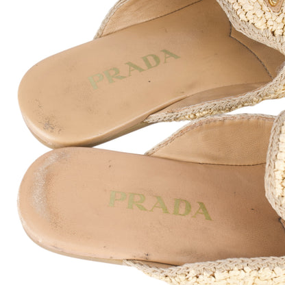 Prada Crocheted Mules