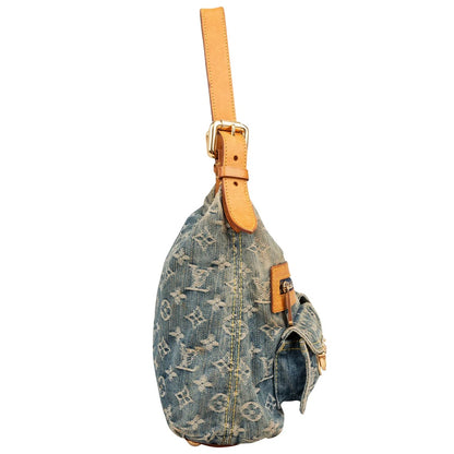 Louis Vuitton Monogram Denim Baggy PM Shoulder Bag